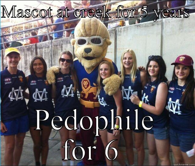 Creek  - MASCOT AT CREEK FOR 5 YEARS  PEDOPHILE FOR 6  Misc