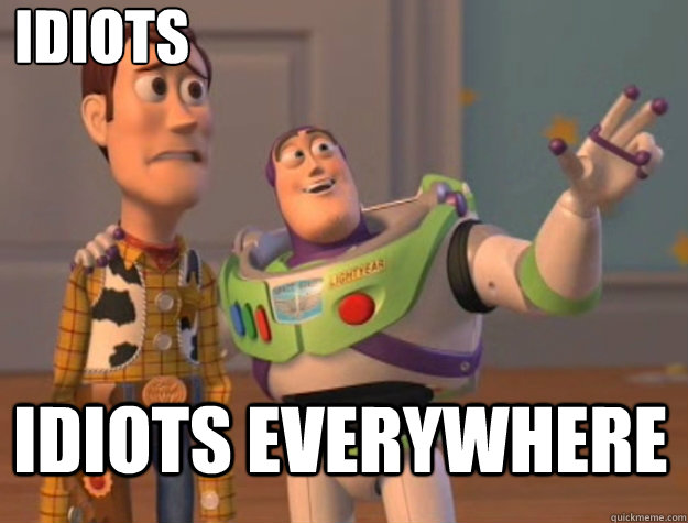 Idiots Idiots everywhere  Toy Story