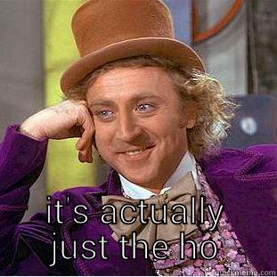  IT'S ACTUALLY JUST THE HO Condescending Wonka