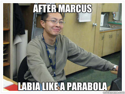 After Marcus Labia like a parabola  Smug Math Teacher