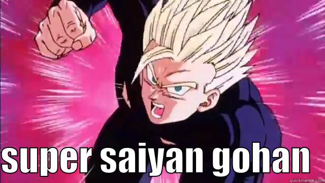 really funny memes -   SUPER SAIYAN GOHAN  Misc