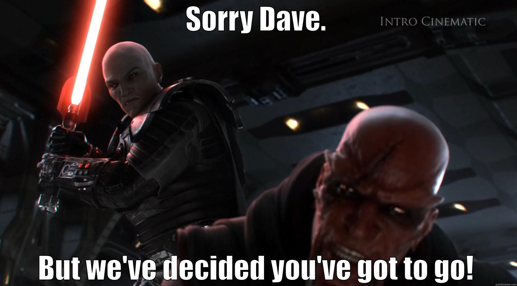 <b>Darth</b> <b>Malgus</b> killed Dave - Misc - quickmeme.