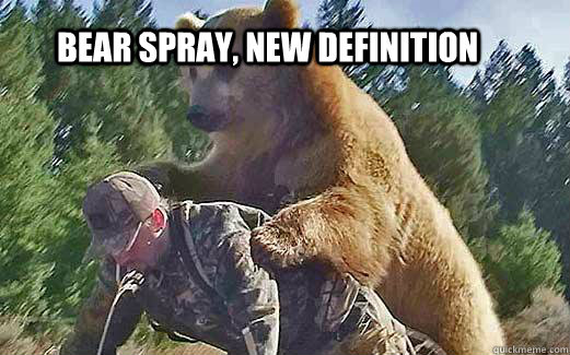 Bear Spray, New definition  