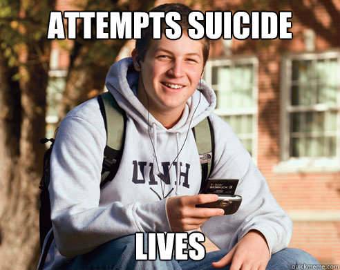 Attempts Suicide Lives   College Freshman