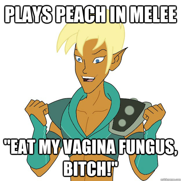 plays peach in melee 