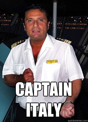  Captain Italy  Scumbag Captain Schettino