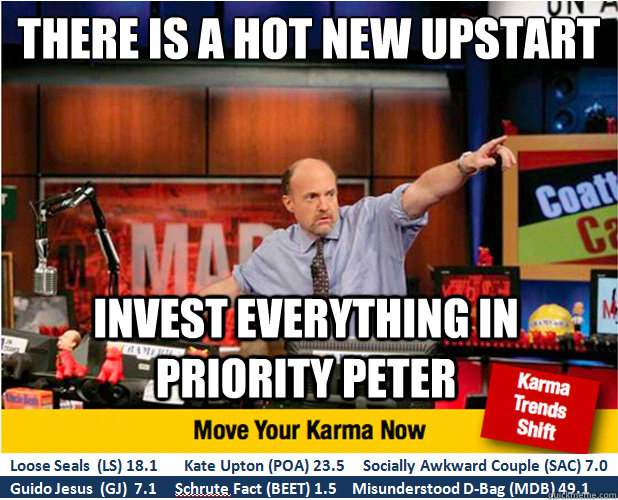 There is a hot new upstart Invest everything in priority Peter  Jim Kramer with updated ticker