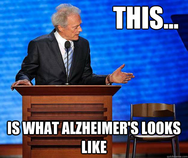 This... is what Alzheimer's looks like   Clint Eastwood