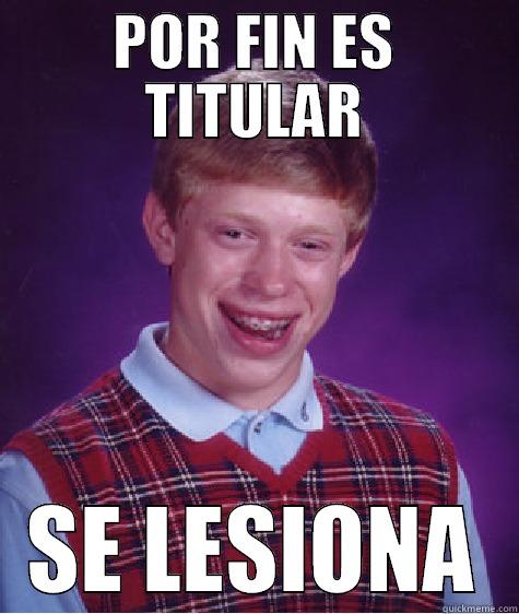 Iker casillas - POR FIN ES TITULAR SE LESIONA Bad Luck Brian