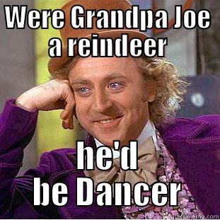 WERE GRANDPA JOE A REINDEER HE'D BE DANCER Condescending Wonka