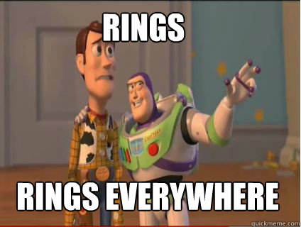 Rings rings everywhere  woody and buzz