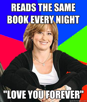 reads the same book every night 