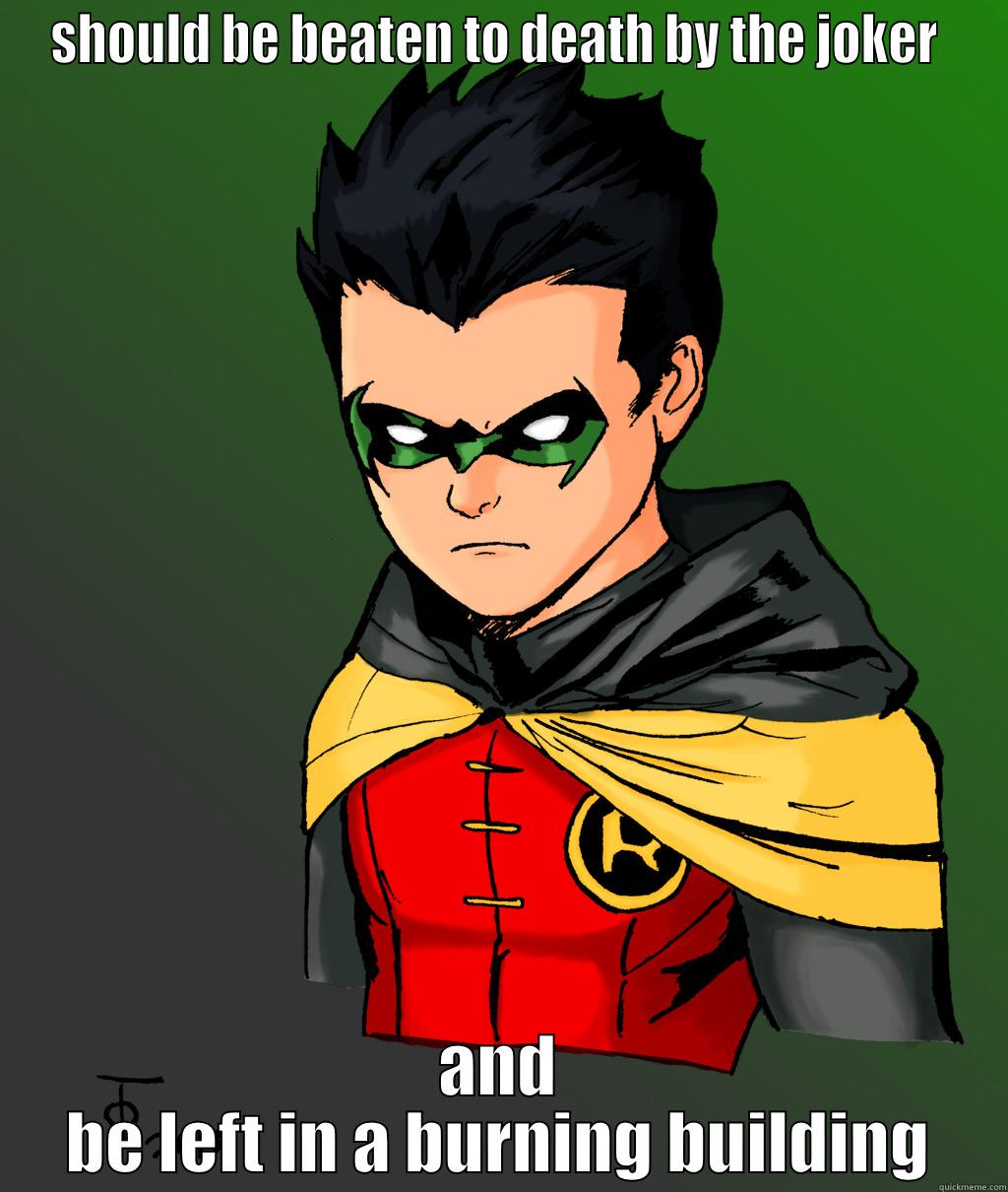 damian wayne - SHOULD BE BEATEN TO DEATH BY THE JOKER  AND BE LEFT IN A BURNING BUILDING Misc