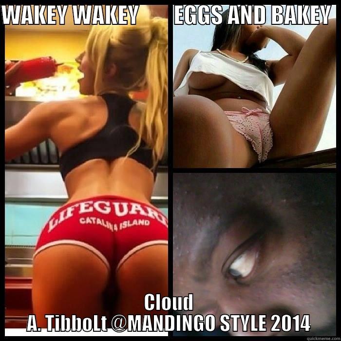 WAKEY WAKEY        EGGS AND BAKEY   CLOUD A. TIBBOLT @MANDINGO STYLE 2014 Misc