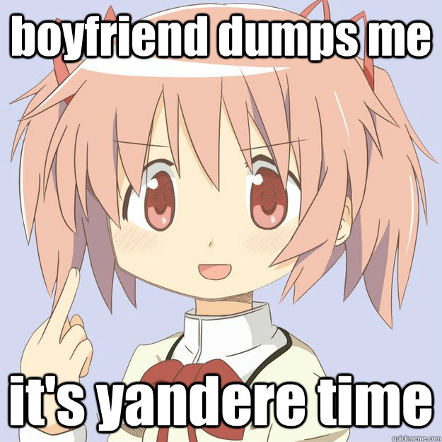 boyfriend dumps me it's yandere time - boyfriend dumps me it's yandere time  scary anime girl