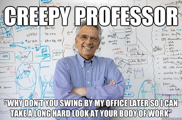 creepy professor 