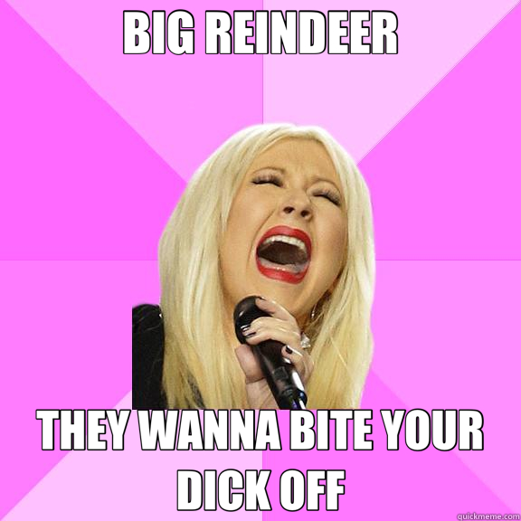 BIG REINDEER THEY WANNA BITE YOUR DICK OFF  Wrong Lyrics Christina