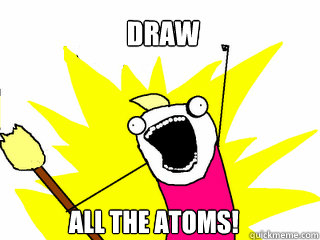 Draw All the atoms!  All The Things