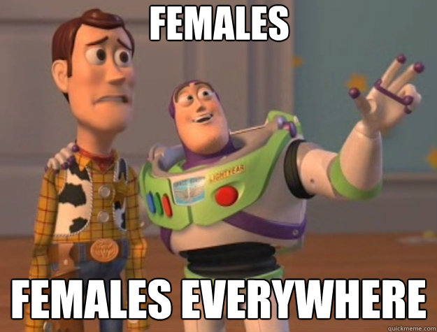 Females Females everywhere - Females Females everywhere  Toy Story