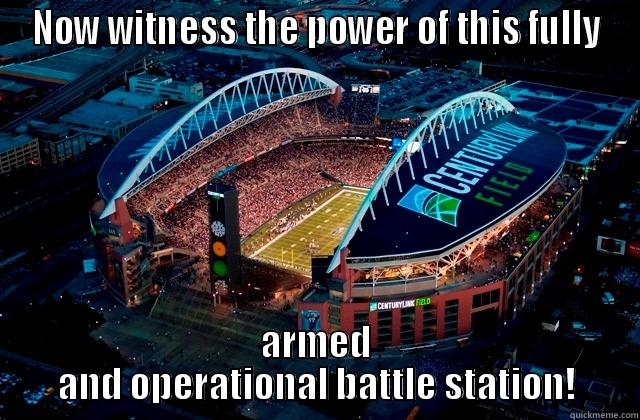 Seattle Seahawk's Death Star - NOW WITNESS THE POWER OF THIS FULLY ARMED AND OPERATIONAL BATTLE STATION! Misc