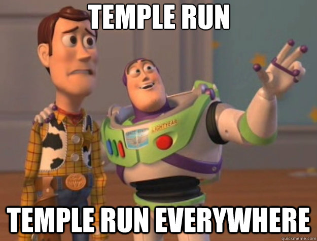 TEMPLE RUN TEMPLE RUN EVERYWHERE  Toy Story