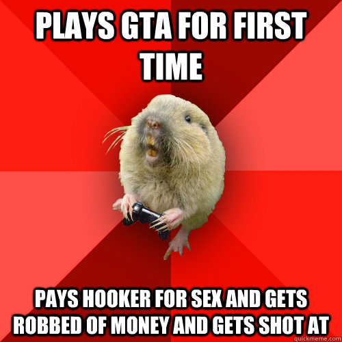 Plays gta FOR FIRST TIME PAYS HOOKER FOR SEX AND GETS ROBBED OF MONEY AND GETS SHOT AT  Gaming Gopher