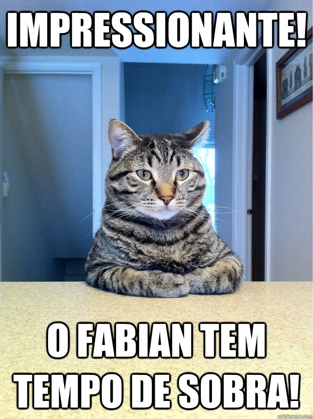 IMPRESSIONANTE! O Fabian tem tempo de sobra!  Chris Hansen Cat