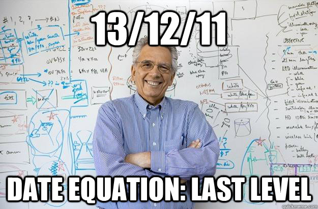 13/12/11 Date equation: Last level  Engineering Professor