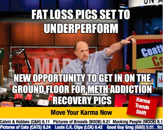 Fat loss pics set to underperform New opportunity to Get in on the ground floor for meth addiction recovery pics  Mad Karma with Jim Cramer