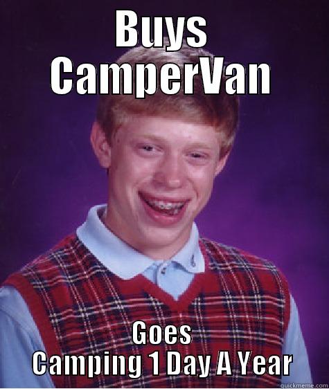 funny gimp - BUYS CAMPERVAN GOES CAMPING 1 DAY A YEAR Bad Luck Brian