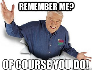 Remember me? of course you do!  Obvious John Madden