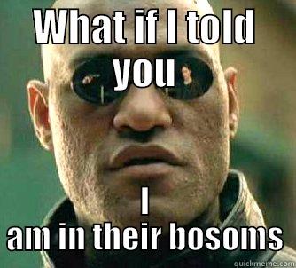 WHAT IF I TOLD YOU I AM IN THEIR BOSOMS Matrix Morpheus