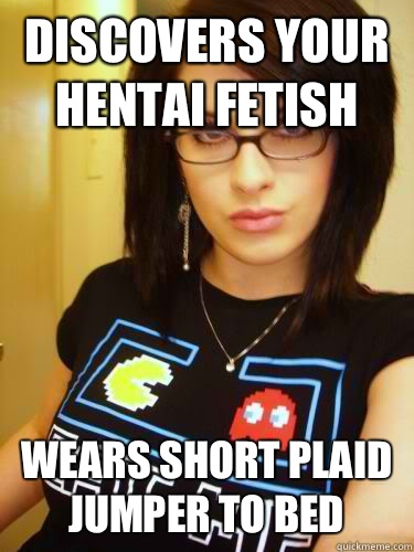 Discovers your hentai fetish Wears short plaid jumper to bed  Cool Chick Carol