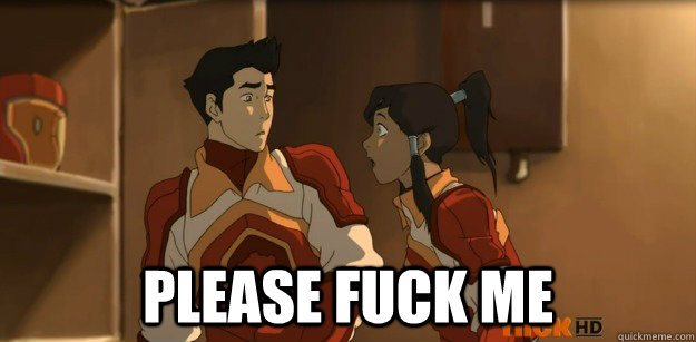  please fuck me  korra and mako