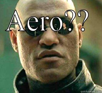 AERO??  Matrix Morpheus