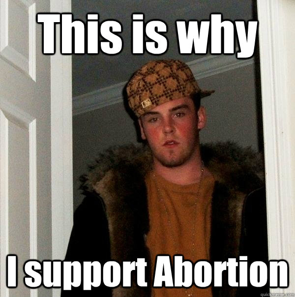 This is why I support Abortion  Scumbag Steve