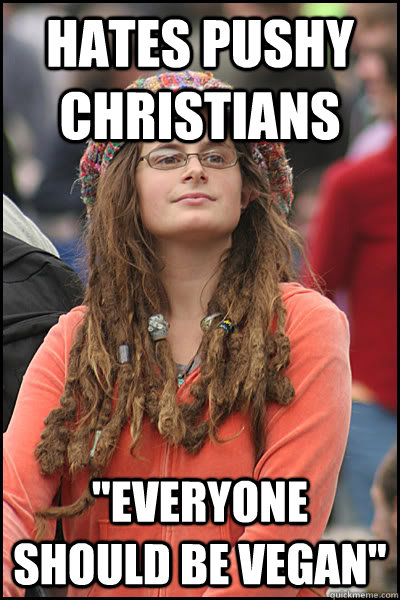 Hates pushy christians 