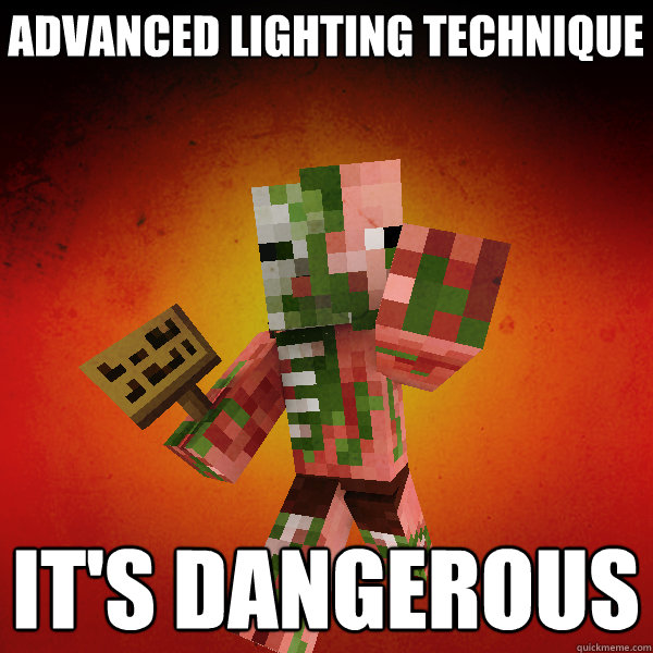 ADVANCED LIGHTING TECHNIQUE It's DANGEROUS  Zombie Pigman Zisteau