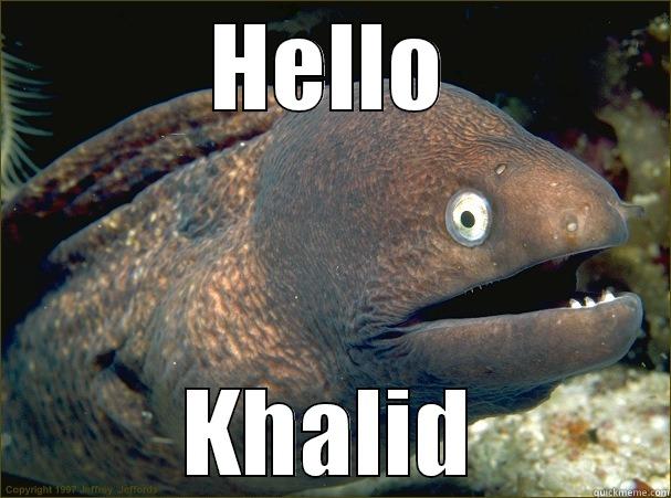 HELLO KHALID Bad Joke Eel