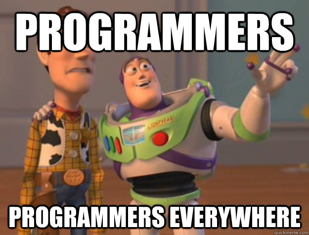 Programmers Programmers everywhere - Programmers Programmers everywhere  Buzz Lightyear