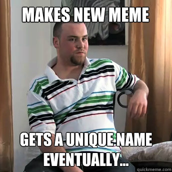 MAKES NEW MEME Gets a unique name eventually... - MAKES NEW MEME Gets a unique name eventually...  Okay Guy Steve