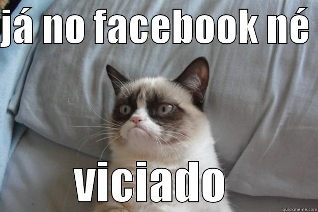 JÁ NO FACEBOOK NÉ  VICIADO  Grumpy Cat