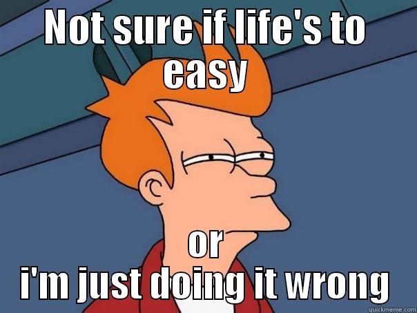 arrrrrtttt 4 - NOT SURE IF LIFE'S TO EASY OR I'M JUST DOING IT WRONG Futurama Fry