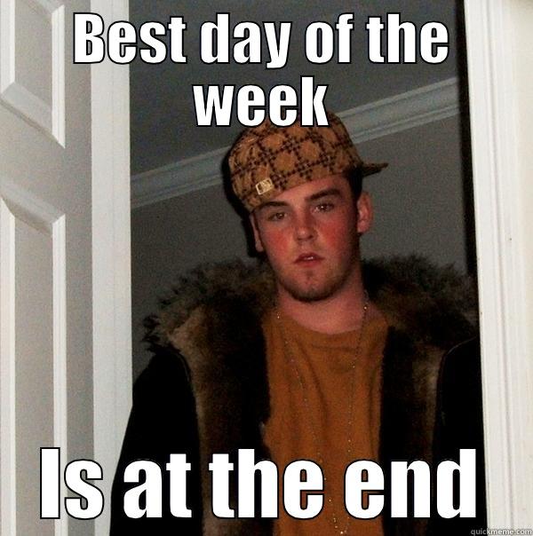 BEST DAY OF THE WEEK IS AT THE END Scumbag Steve