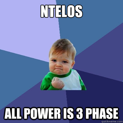 ntelos ALL POWER IS 3 PHASE  Success Kid