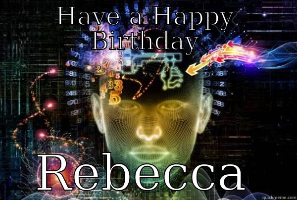 Aaaah, 60 !!! - HAVE A HAPPY BIRTHDAY REBECCA Misc