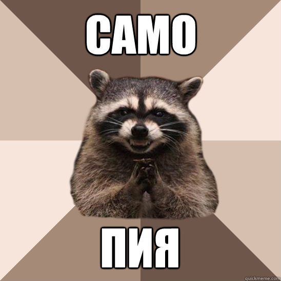 САМО ПИЯ - САМО ПИЯ  Evil Plotting Raccoon