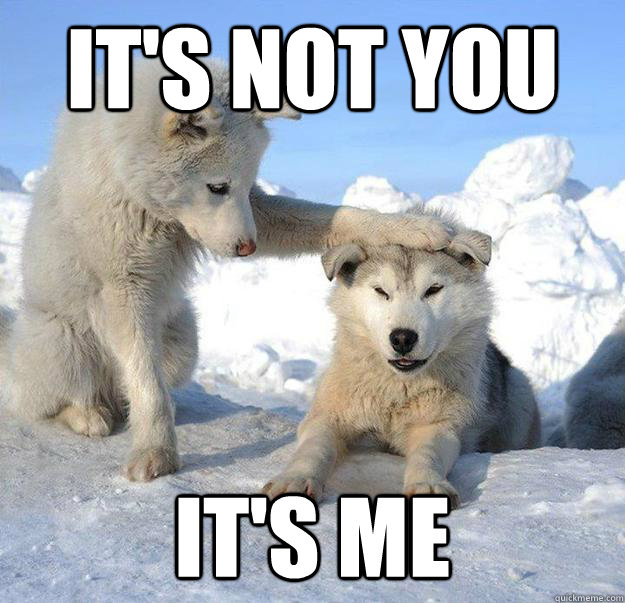 It's not you It's me  - It's not you It's me   Caring Husky