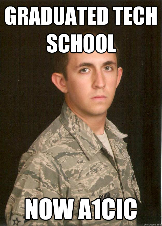 Graduated Tech School Now A1CIC - Graduated Tech School Now A1CIC  Tech School Airman