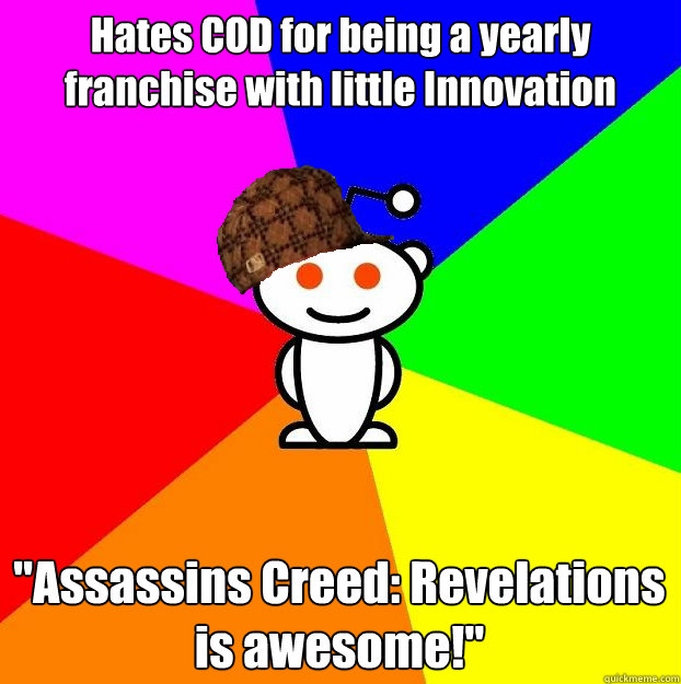 Hates COD for being a yearly franchise with little Innovation 